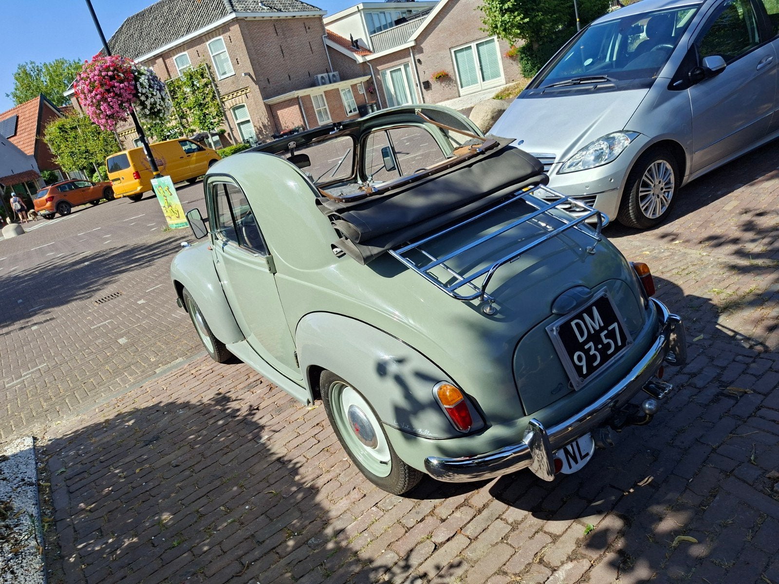 Fiat 1952 Grijs/olijf  500 topolino, Particulier, 610 kg, Zilver of Grijs, Geïmporteerd