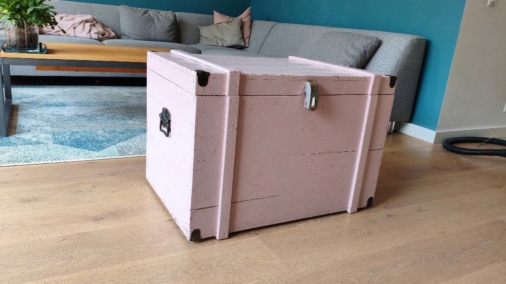Grote Houten (Speelgoed) Kist, Ophalen, 50 – 75, Gebruikt, 50 tot 100 cm