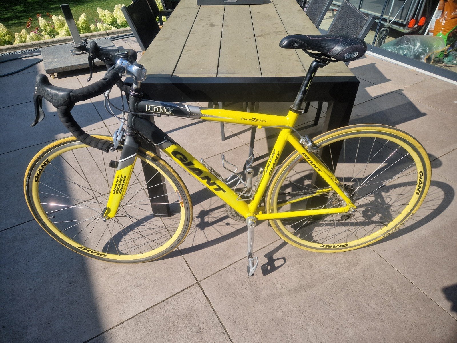 Giant Once Racefiets Campagnolo, Ophalen, 28 inch, Gebruikt, Velgrem