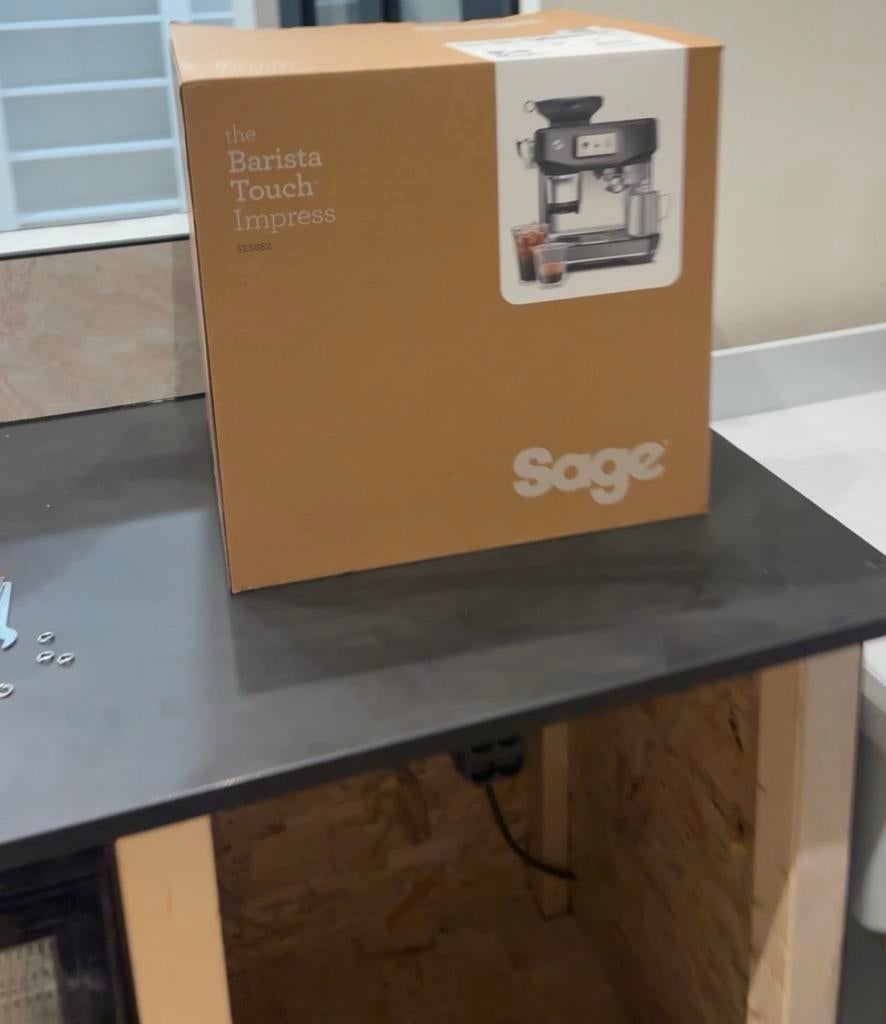 Sage Barista Touch Impress SES882 Espressomachine Nieuw, Ophalen of Verzenden, Zo goed als nieuw