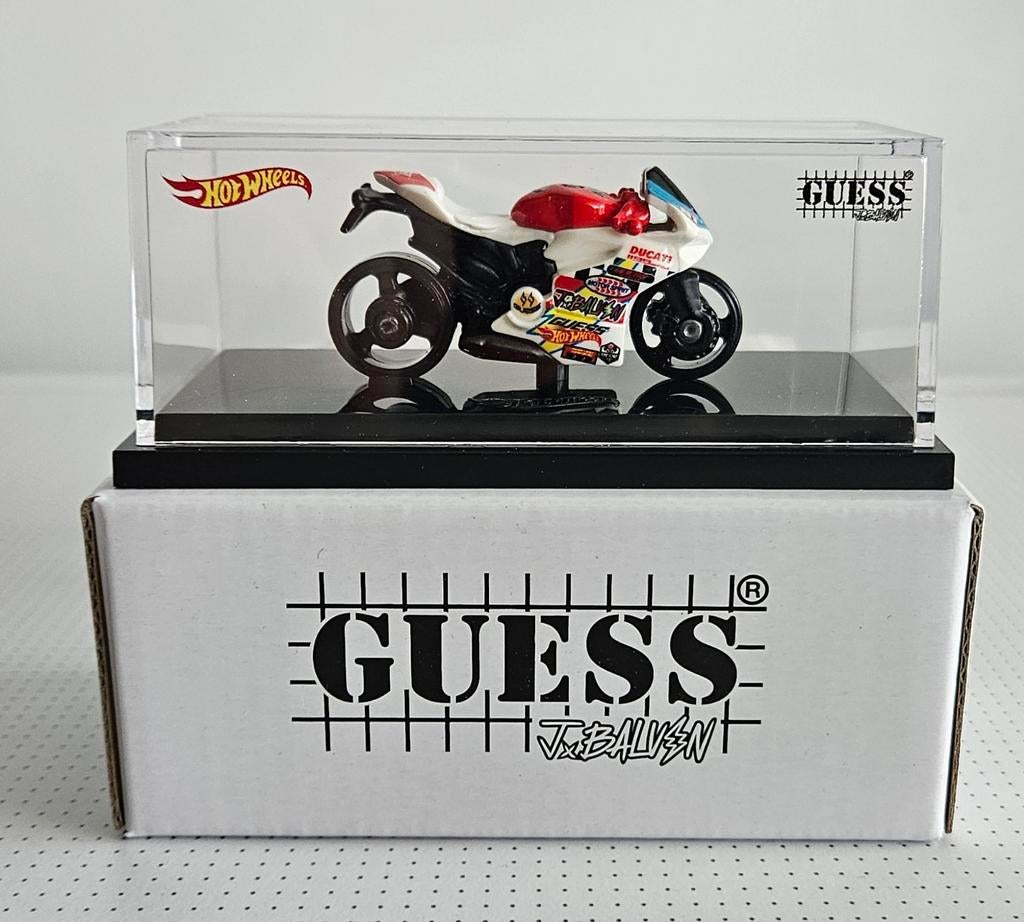 Hot Wheels Ducati Guess J Balvin Motorfiets Model, Overige merken, 1:50 of kleiner, Overige typen, Ophalen of Verzenden