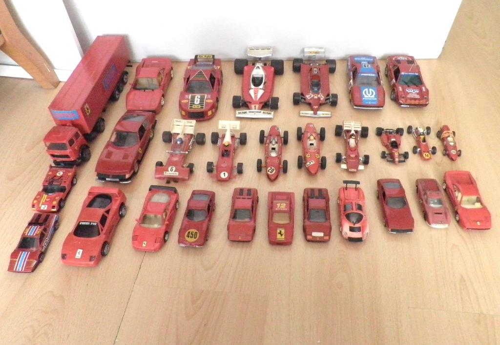Grote Partij Vintage Ferrari Modelauto’s (28-delig), Ophalen of Verzenden, Gebruikt, Auto, Overige merken