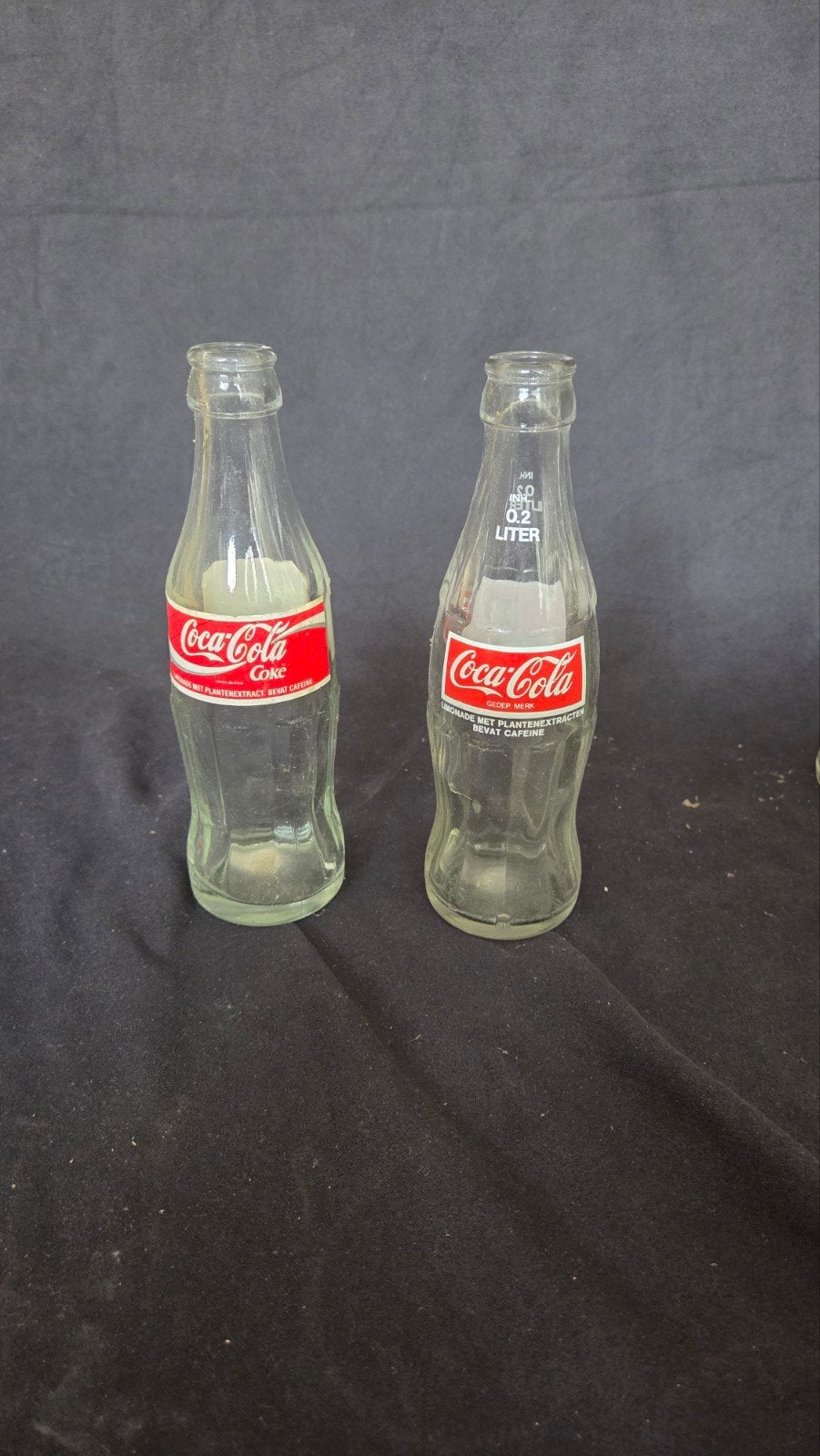 Vintage Coca-Cola Flessen - Set van 4 (0.2L), Ophalen