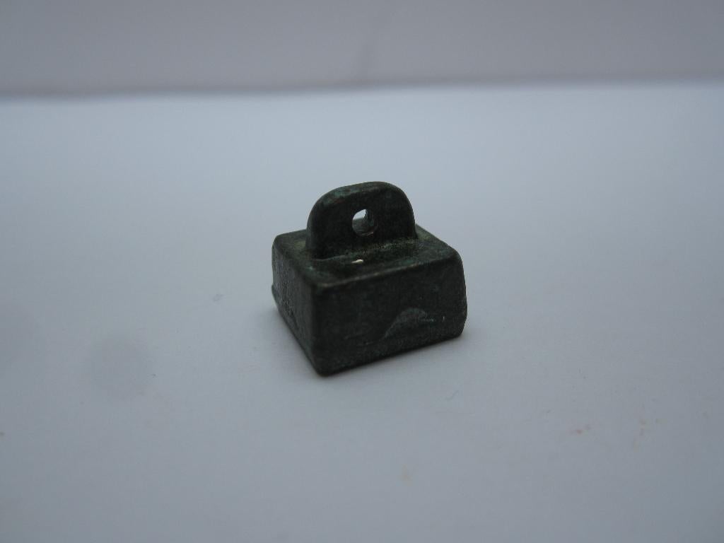 Antieke Chinese Massief Bronzen Zegelstempel QianLong, Ophalen of Verzenden, Brons