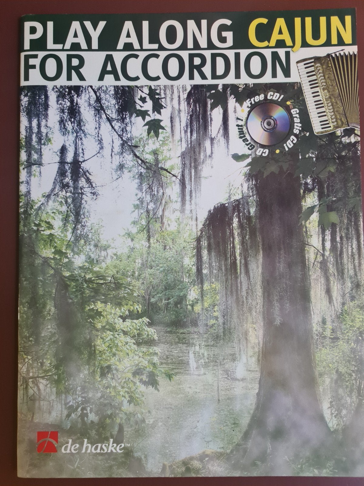 Play Along Cajun voor Accordeon met CD - De Haske, Gebruikt, Wereldmuziek, Les of Cursus, Ophalen of Verzenden