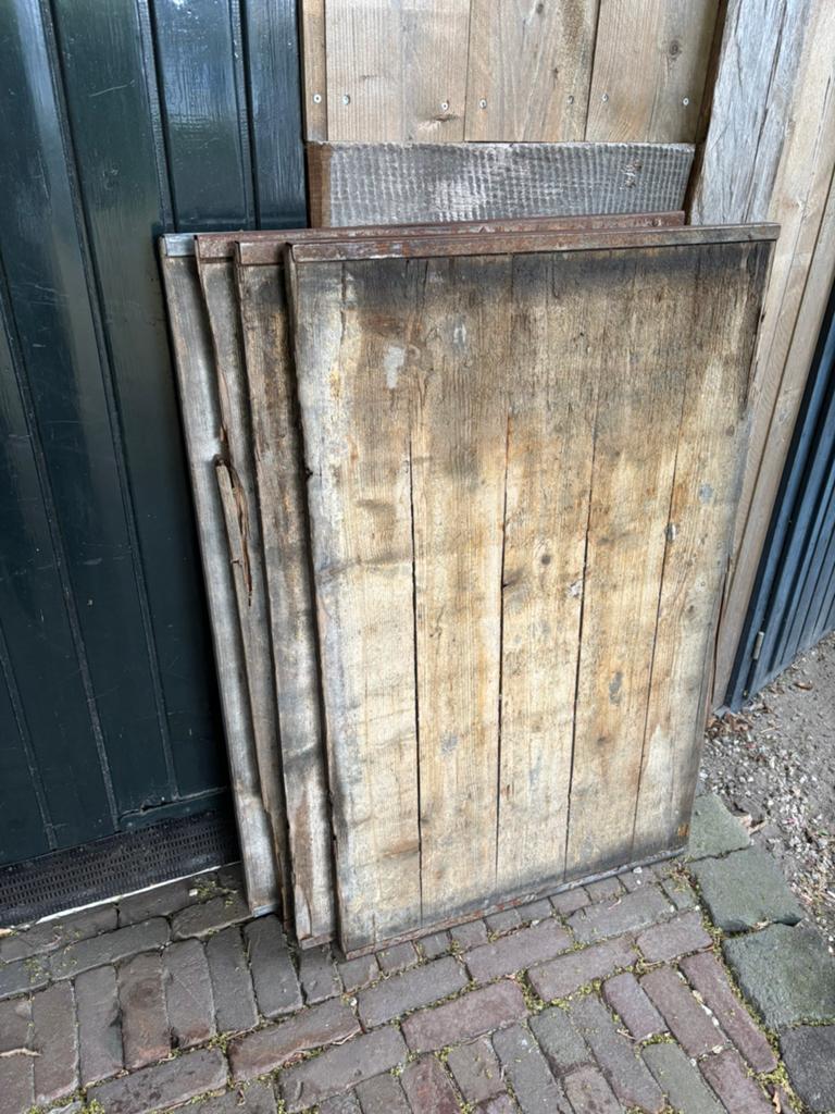 4 steenschotten gebruikt, Ophalen, Gebruikt, Hout