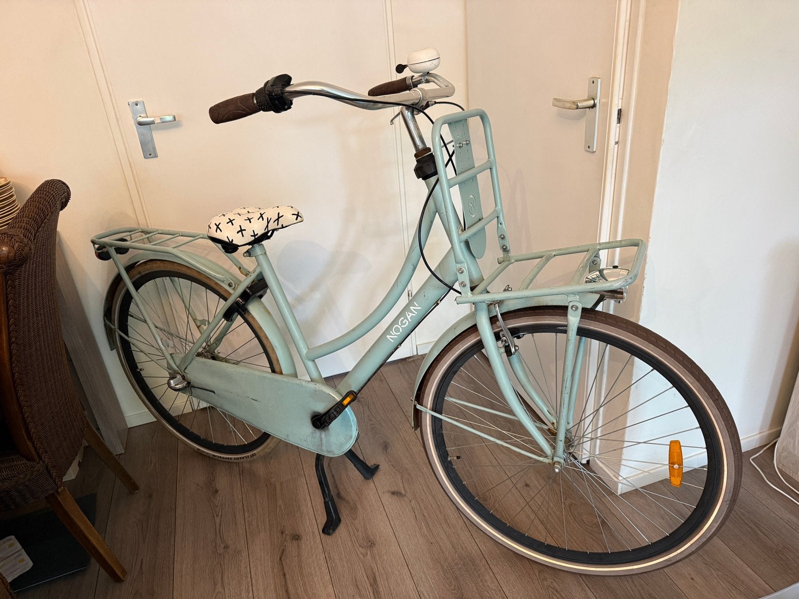 Nogan Spirit 28 inch transportfiets - Sky Blue, Ophalen of Verzenden, Gebruikt, Overige merken