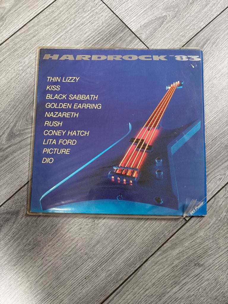 Hardrock '83 LP - Diverse Artiesten (Thin Lizzy, Kiss, Sabba, Cd's en Dvd's, Cd's | Hardrock en Metal, Ophalen, Gebruikt