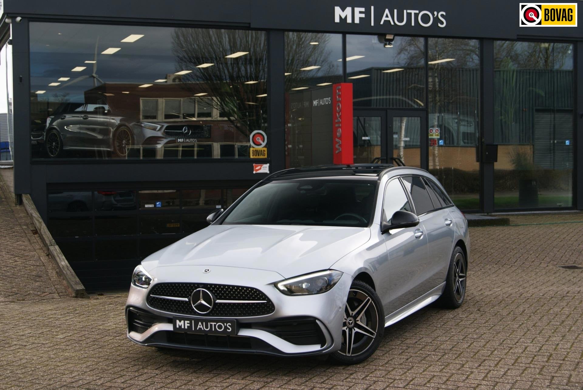 Mercedes-Benz C-klasse Estate 300e AMG Line Limited|Pano|HUD, Automaat, Dealer onderhouden, Achterwielaandrijving, 167 km/l