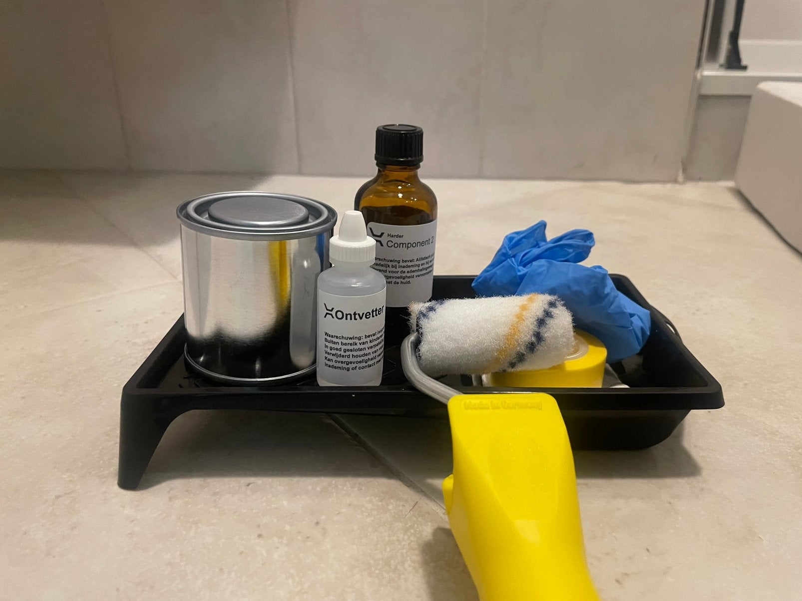 Gladde douchebak / badkuip antislip maken – complete DIY-kit, Doe-het-zelf en Verbouw, Verzenden, Nieuw, Douche