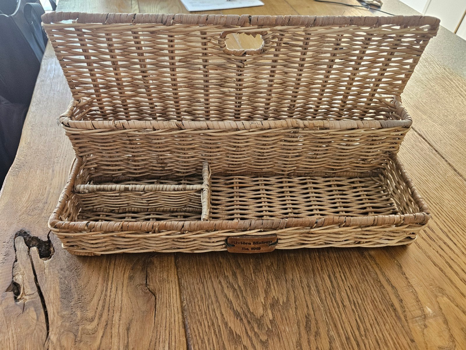 Riviera Maison organiser, Ophalen, Zo goed als nieuw, Rond, Riet