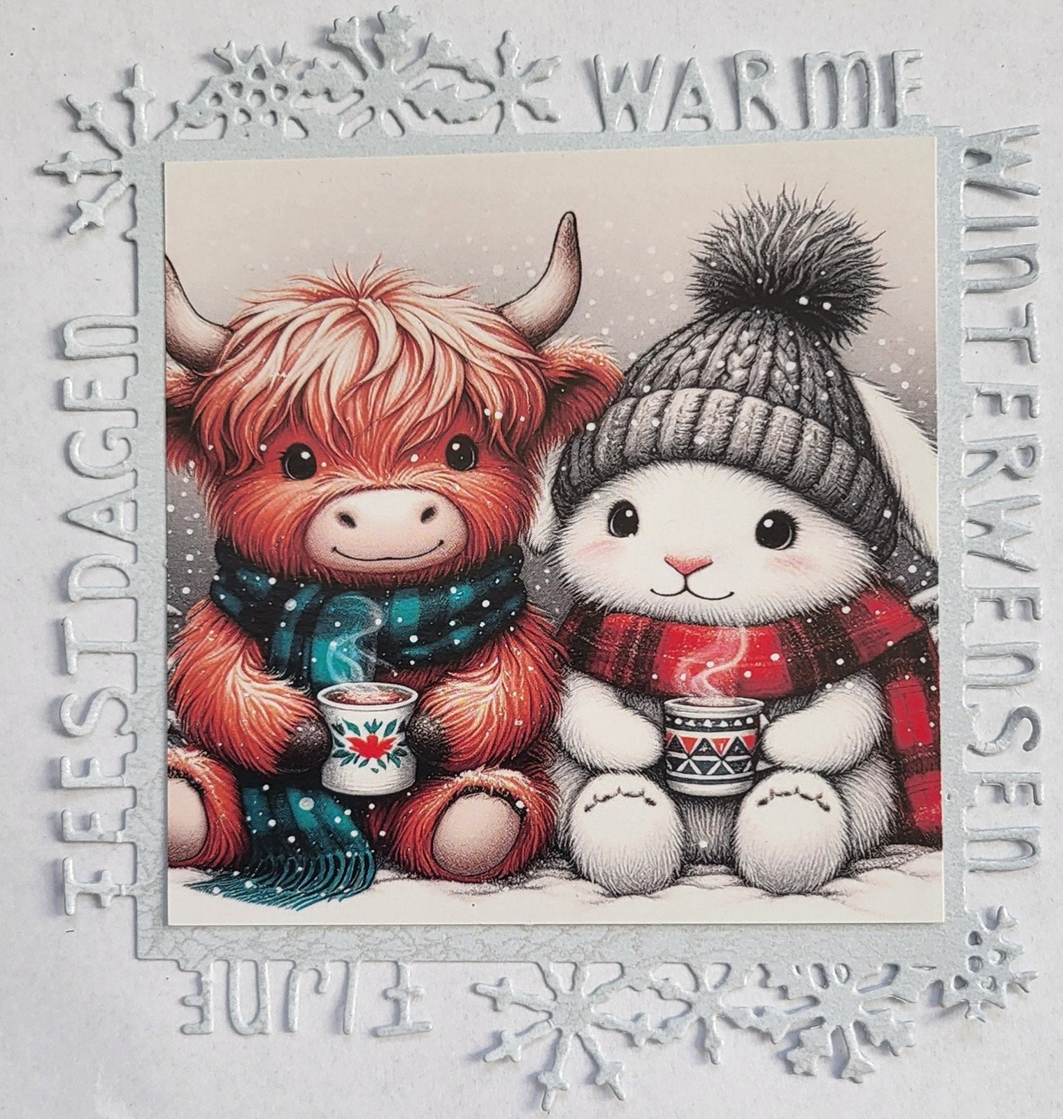 Oplegstansje  met plaatje  kerst, Ophalen of Verzenden, Nieuw, Kerst, Pons of Mal