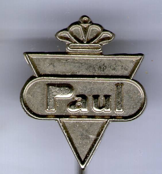 Carrosserie Paul - Rotterdam zilverkleurig speldje ( A_206), Ophalen of Verzenden, Zo goed als nieuw, Transport, Speldje of Pin