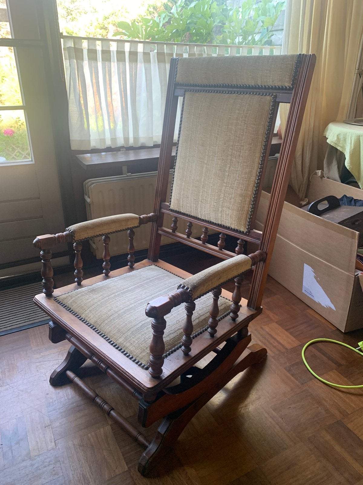 Rockin’ chair, schommelstoel, Ophalen, Minder dan 50 cm, Gebruikt, 100 tot 150 cm