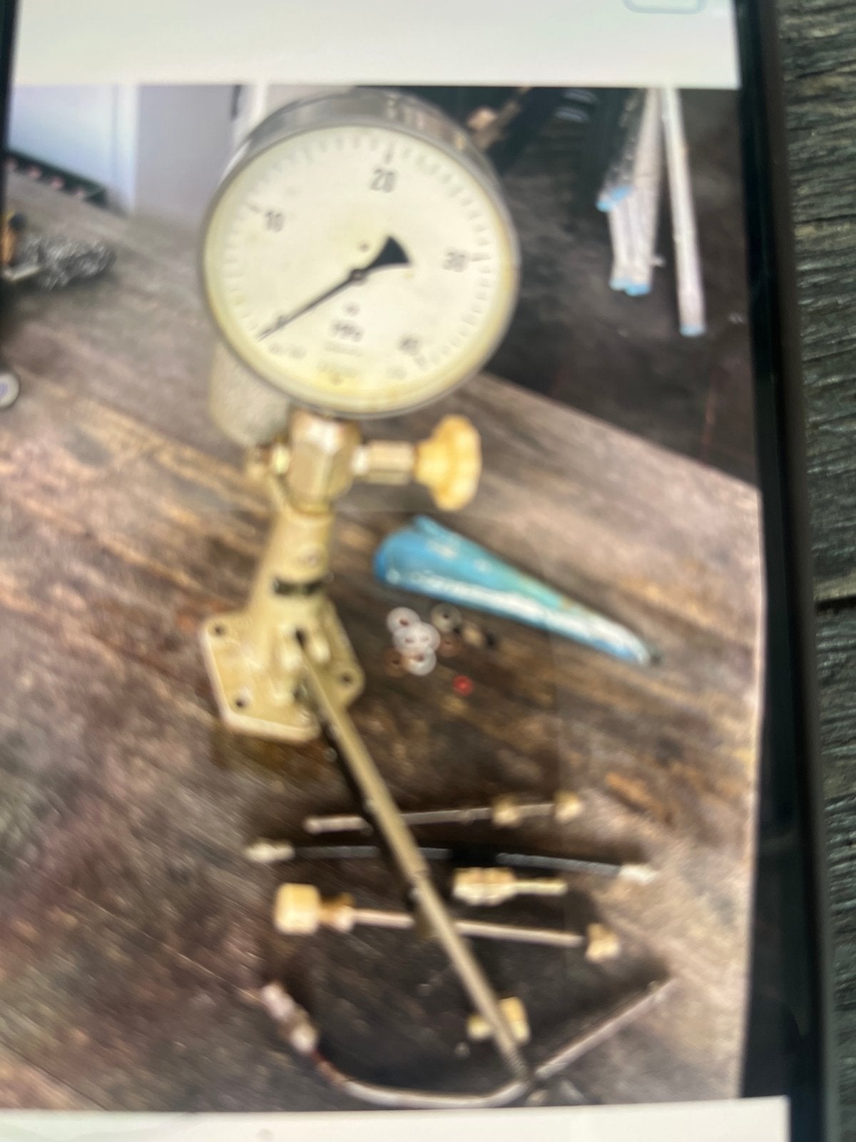 WSK Krakow Brandstof Injector Tester met Manometer, Ophalen
