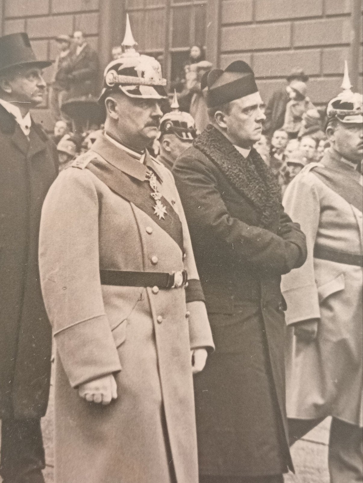 Oude Fotokaart Duitse officieren circa 1910-20, Ophalen of Verzenden, Voor 1940, Gebruikt, Overige onderwerpen