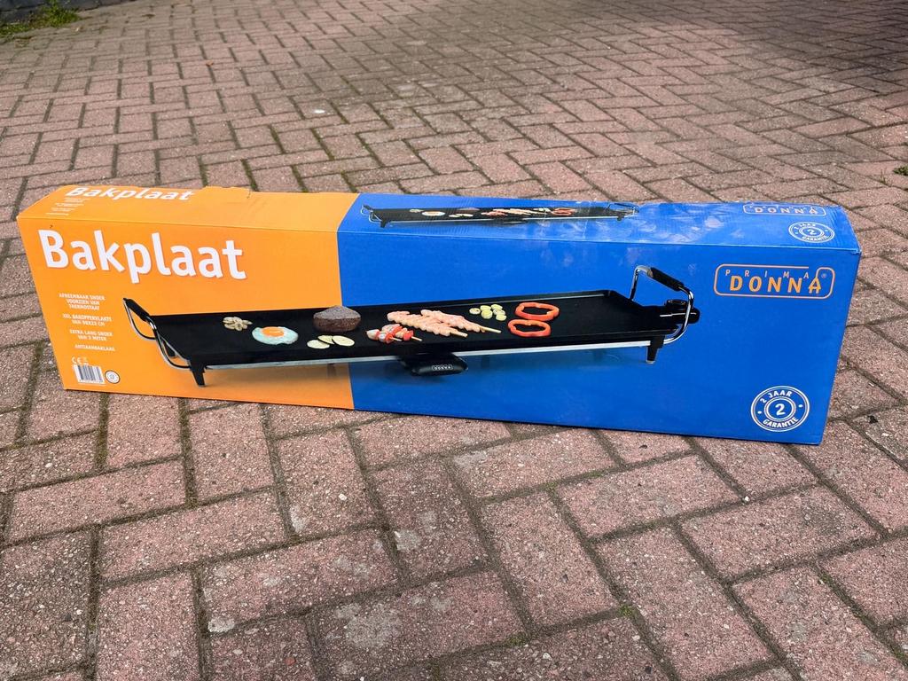 Bakplaat/gourmetstel D'ONNA 90cm nieuw in doos, Ophalen, Nieuw, 8 personen of meer