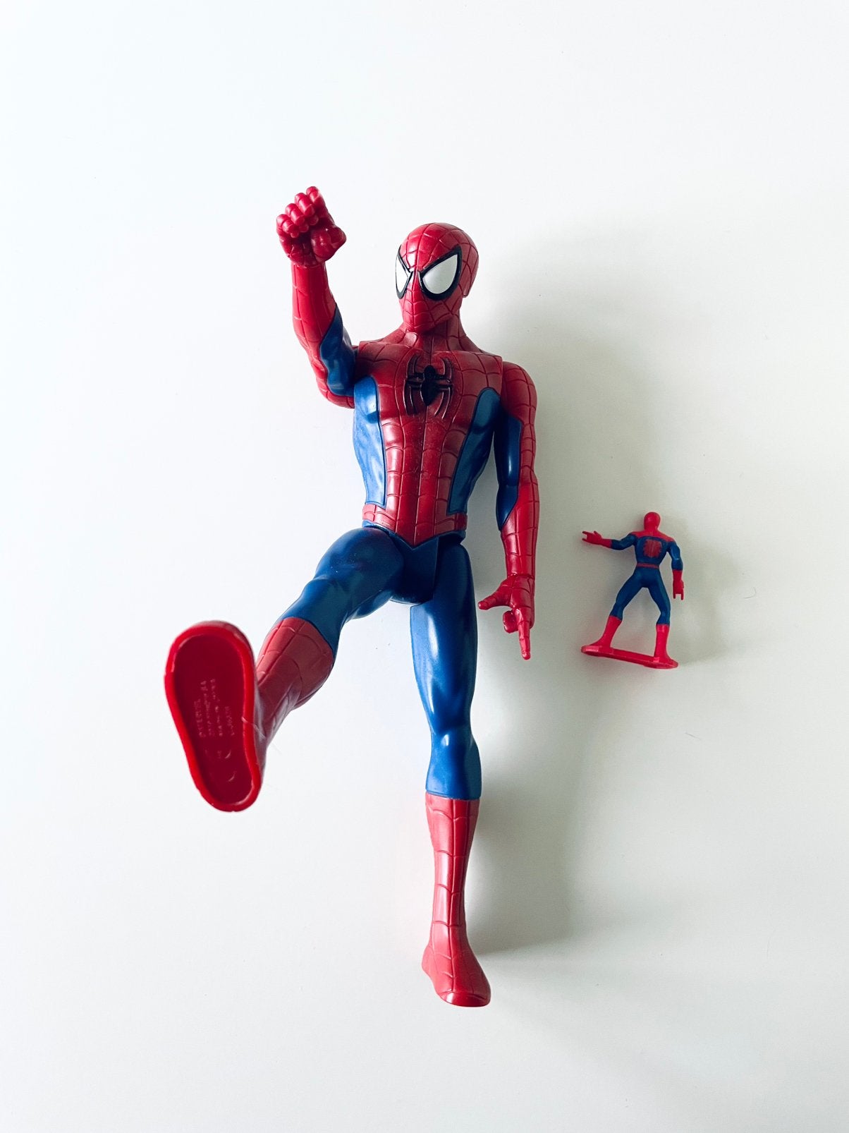 Marvel | Spider Man pop doll 29 cm + mini figuur Spiderman, Ophalen of Verzenden