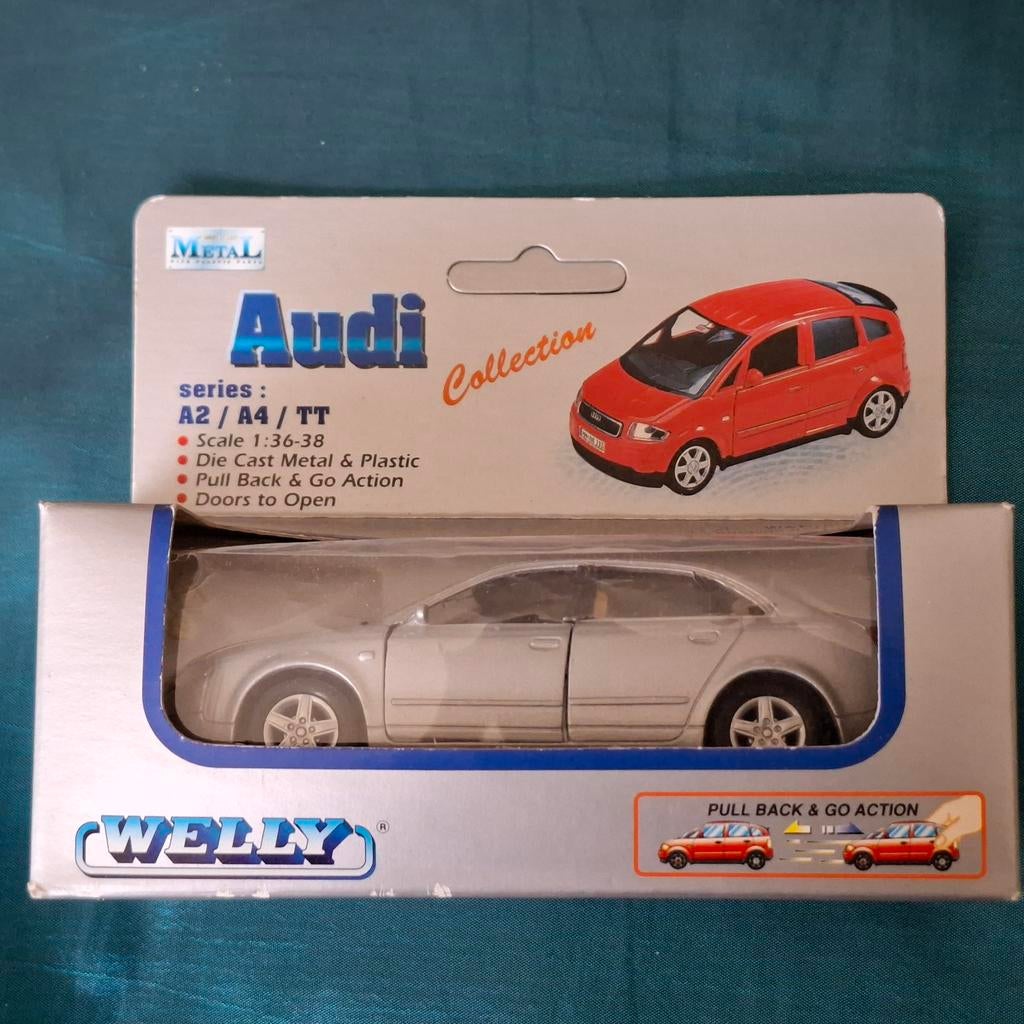 WELLY : modelauto AUDI zie omschrijving op de foto, Ophalen of Verzenden, Auto