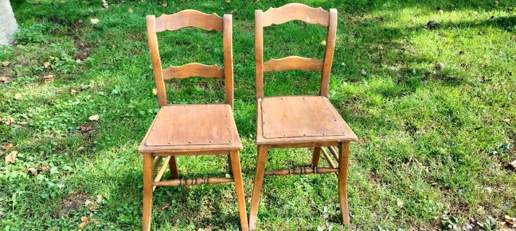 Diverse stoelen, gratis ophalen, Huis en Inrichting, Ophalen, Gebruikt, Bruin, Hout