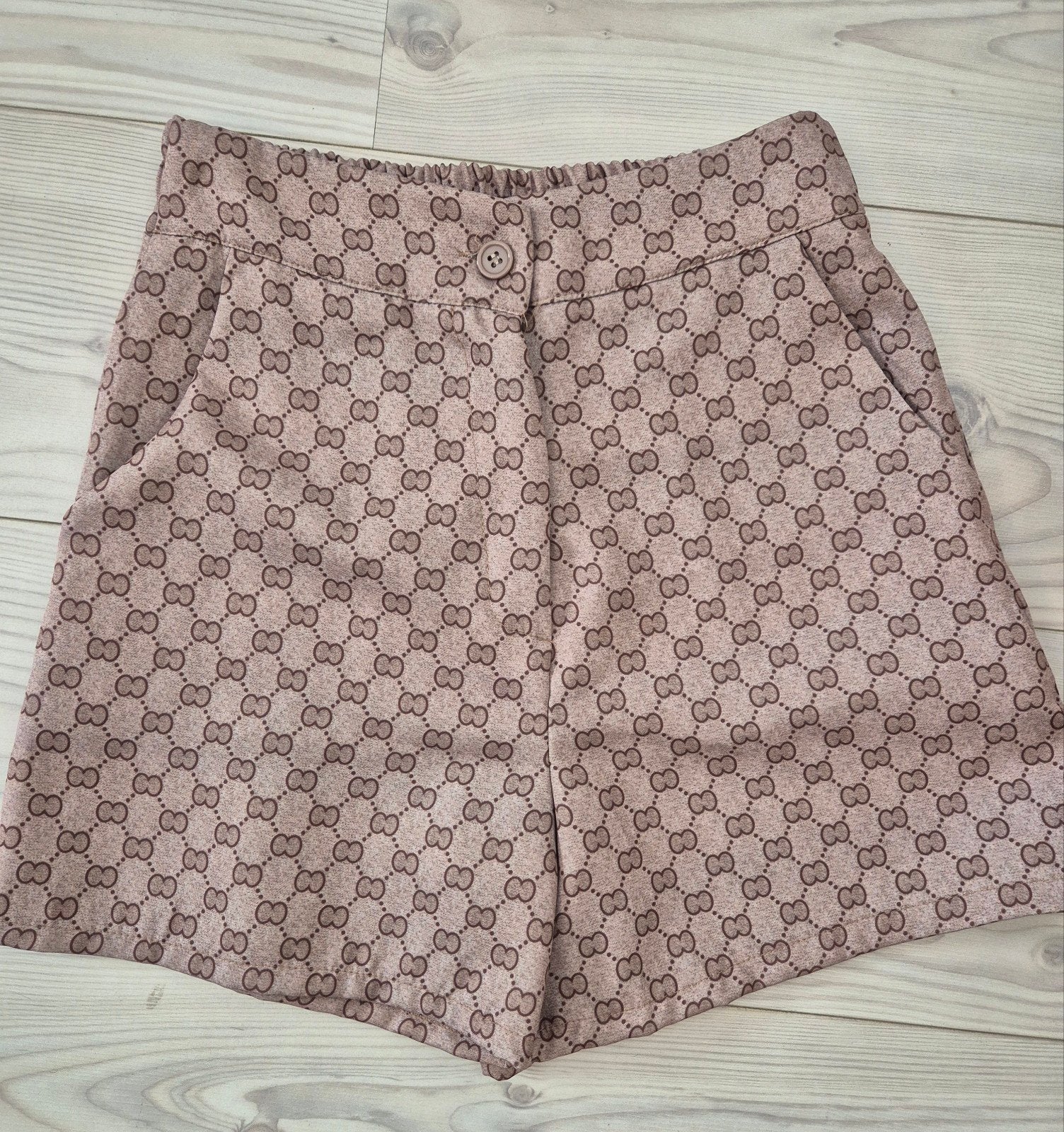 Leuk logoprint luxe short nieuw one size, Maat 38/40 (M), Kort, Zwart, Nieuw