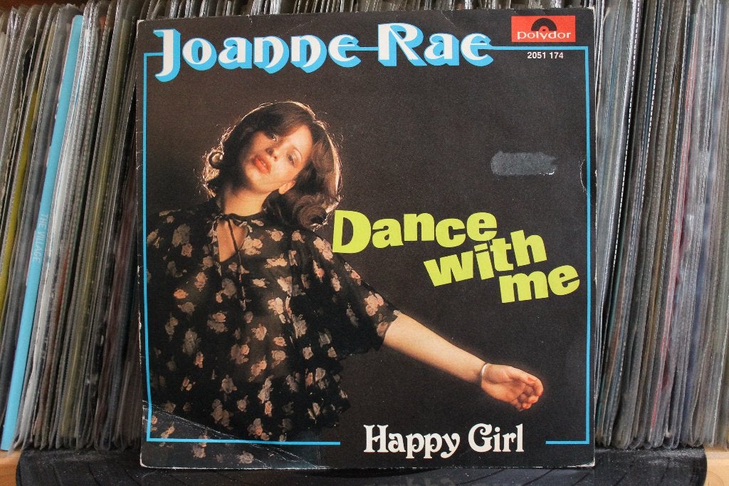 7" Single Joanne Rae - Dance With Me / Happy Girl, Cd's en Dvd's, Gebruikt, 7 inch, Ophalen of Verzenden, Pop