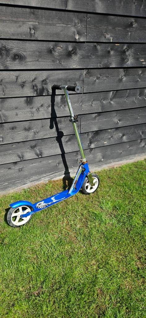 Hudora Big Wheel step - Blauw, gebruikt, Fietsen en Brommers, Ophalen of Verzenden, Gebruikt, Gewone step, Hudora