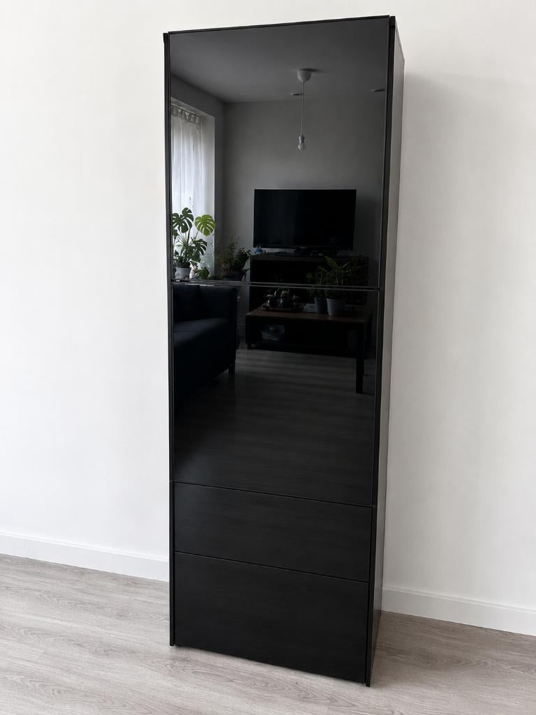 IKEA Black High Gloss Storage Cabinet / Pantry, Ophalen, Gebruikt