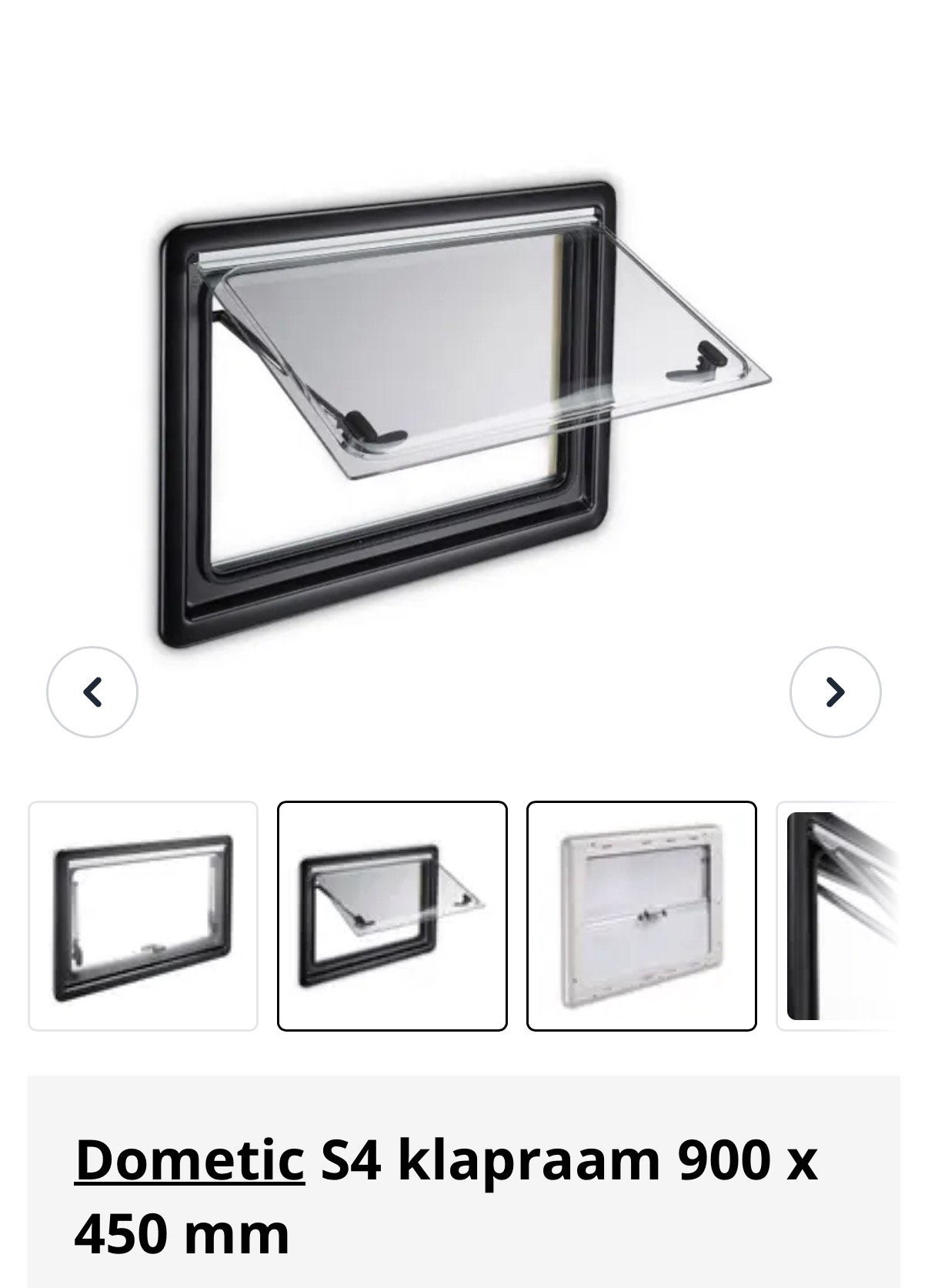 Caravanraam. Dometic service window, uitklapraam S4. 900x550, Caravans en Kamperen, Caravan accessoires, Ophalen, Nieuw