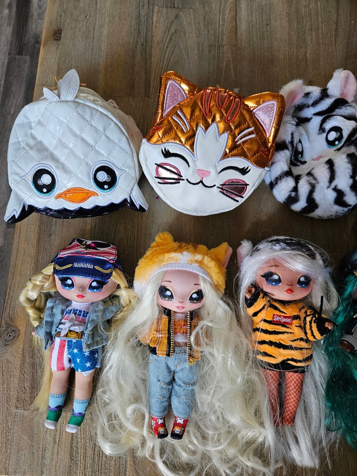 7 Na! Na! Na! Surprise poppen met bijpassende tasjes, Kinderen en Baby's, Speelgoed | Poppen, Ophalen of Verzenden, Gebruikt, Overige typen