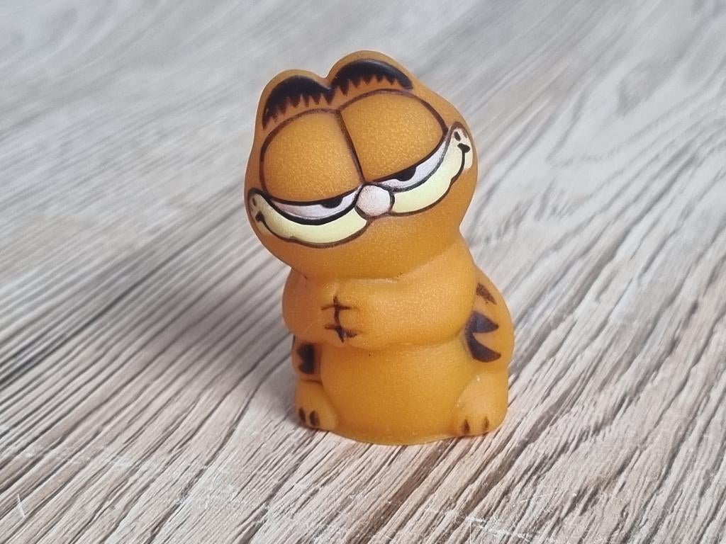 Lief Klein Vintage Beeldje Poppetje van Garfield Letterbak, Verzenden, Gebruikt, Dier