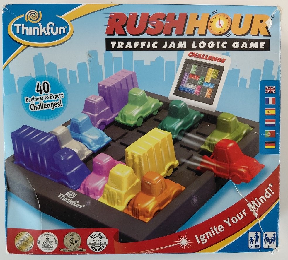 Rush Hour Traffic Jam Logic Game van Thinkfun, Ophalen of Verzenden, Gebruikt, Puzzelen