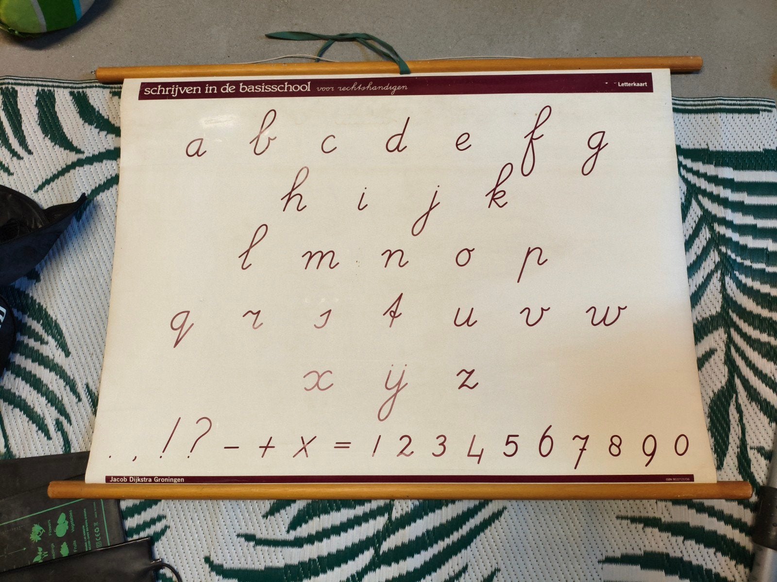 Vintage Letterkaart 'Schrijven in de basisschool', Ophalen, Overige thema's