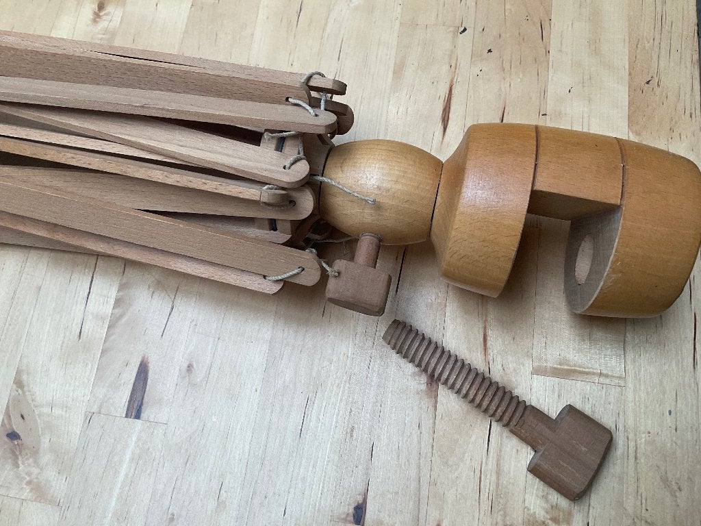 Houten breiwol- en garenwinder/ umbrella swift, Hobby en Vrije tijd, Ophalen of Verzenden, Nieuw