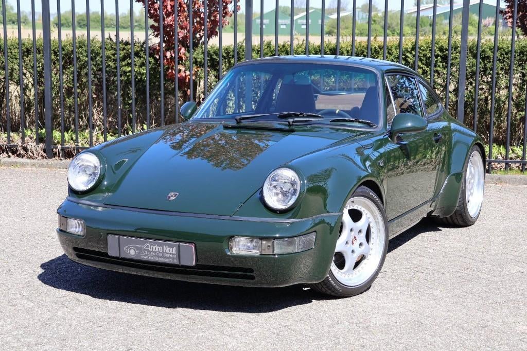 Porsche 964 Carrera 2 wide body manual, Achterwielaandrijving, Leder, Handgeschakeld, 3600 cc