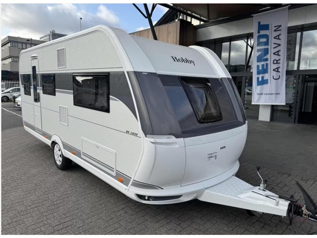 Hobby De Luxe 495 UL MEGA DEAL! 1800kg as + Bedverbreding, Ringverwarming, Rondzit, Hobby, Bedrijf