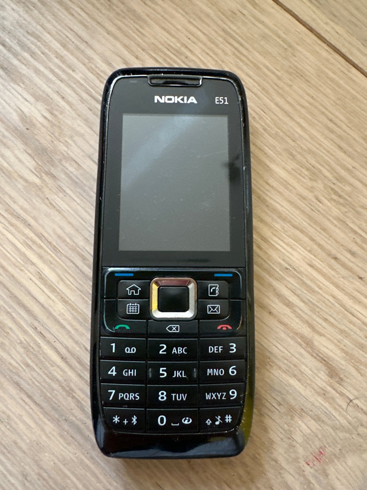 Nokia E51 - Zonder accu, werking onbekend, Zwart, Fysiek toetsenbord, Ophalen of Verzenden, Minder dan 3 megapixel