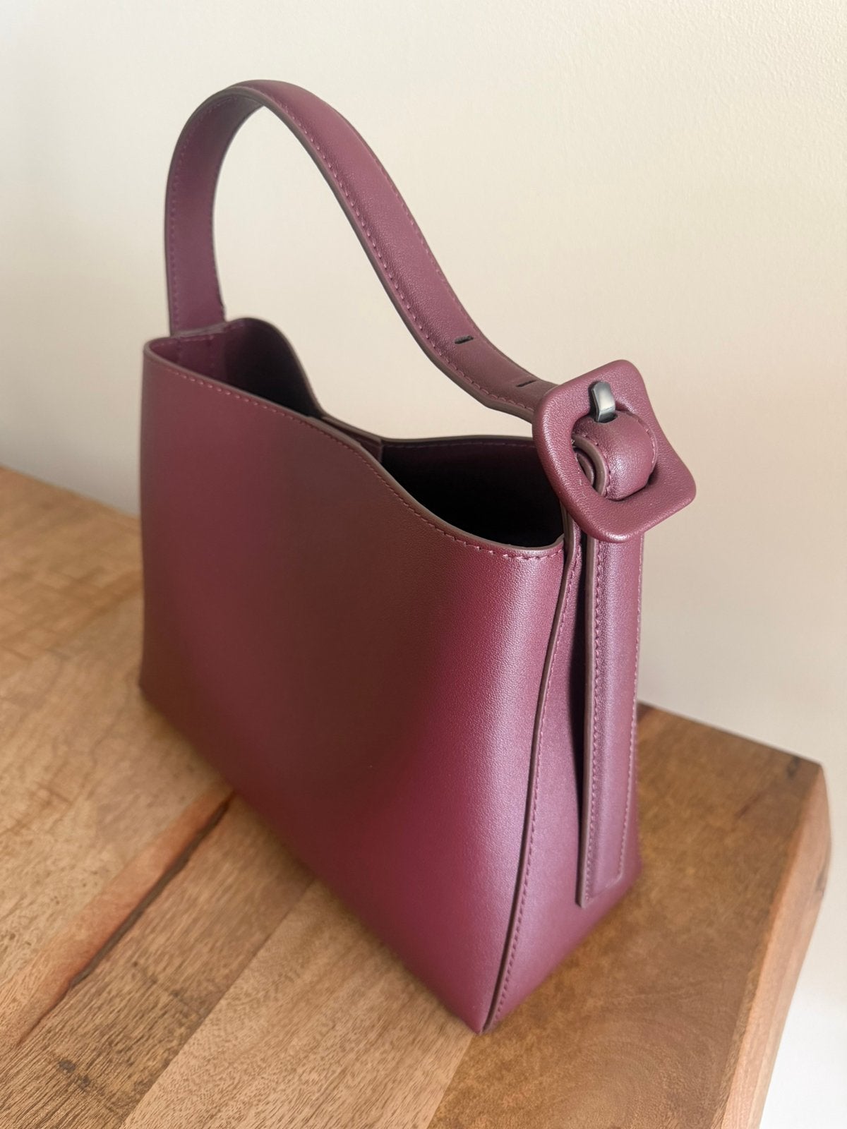 Nieuw Mango tas bordeauxrood, Verzenden, Nieuw, Rood, Handtas