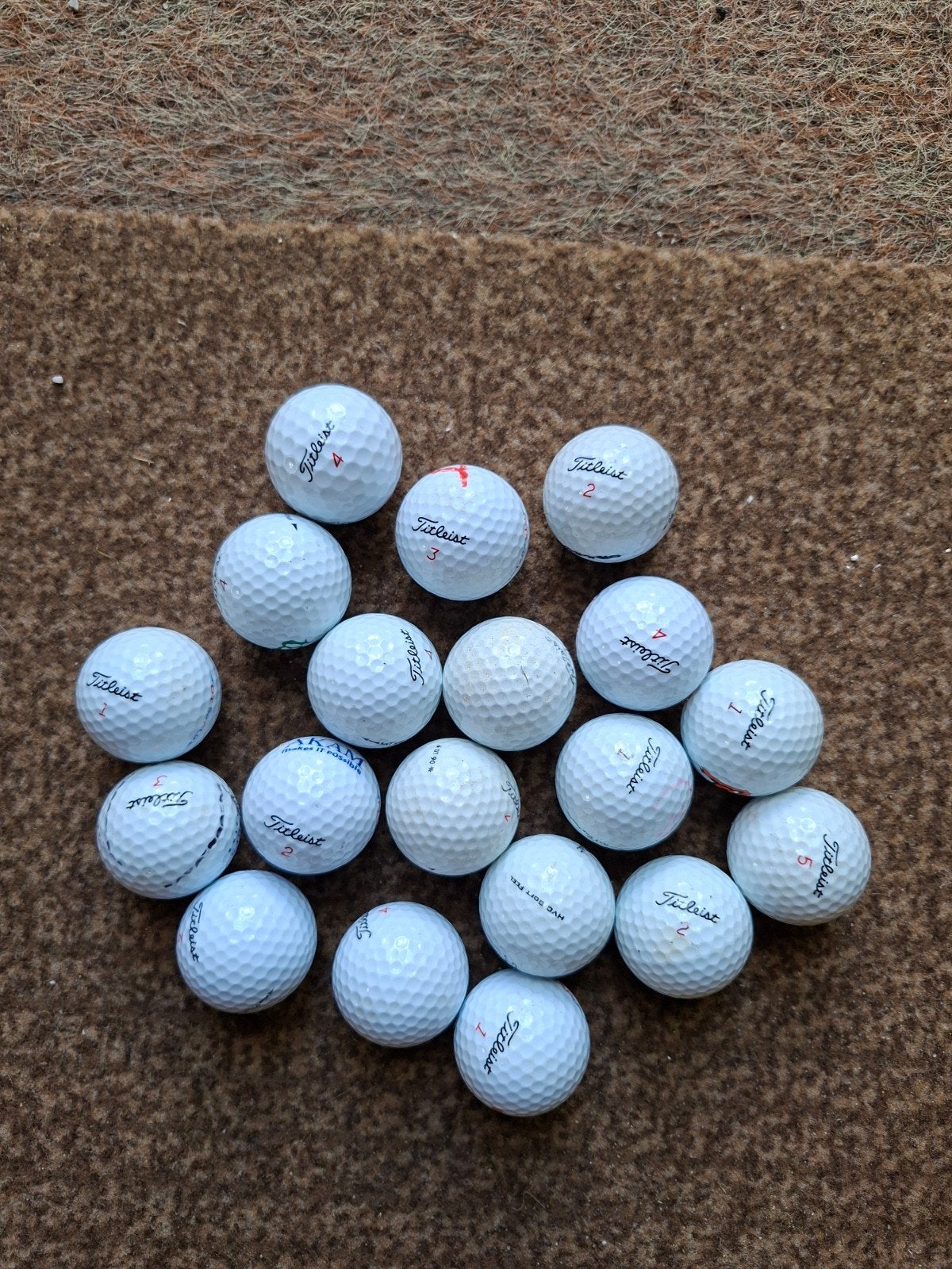 19 TITLEIST GOLFBALLEN, Sport en Fitness, Golf, Ophalen, Bal(len)