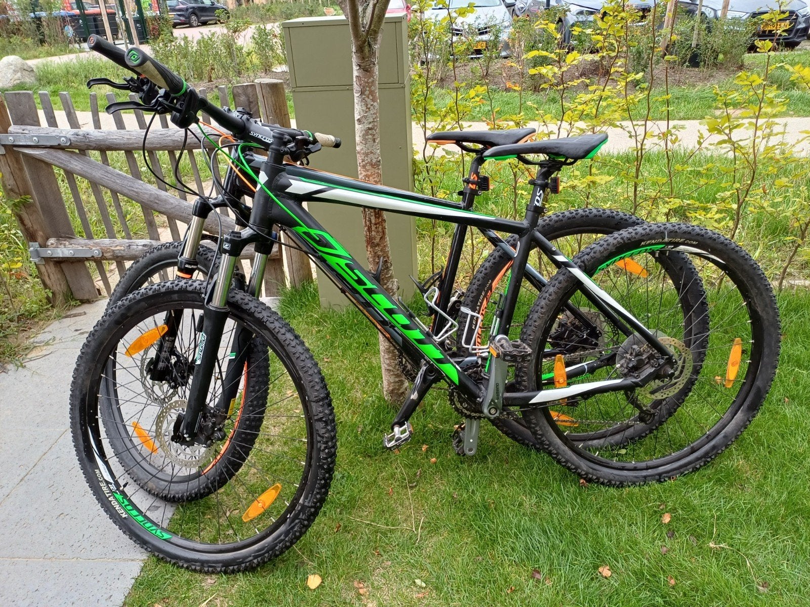 2x Scott Mountainbike 27 inch met schijfremmen, Fietsen en Brommers, Fietsen | Mountainbikes en ATB, Minder dan 45 cm, Ophalen
