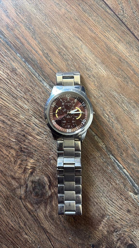 Guess mannenhorloge, Ophalen of Verzenden, Staal, Overige merken