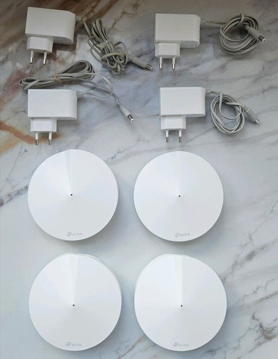 TP-Link Deco M5 Mesh WiFi Systeem met 4 Satellieten, Ophalen of Verzenden, Zo goed als nieuw, Router, TP-Link