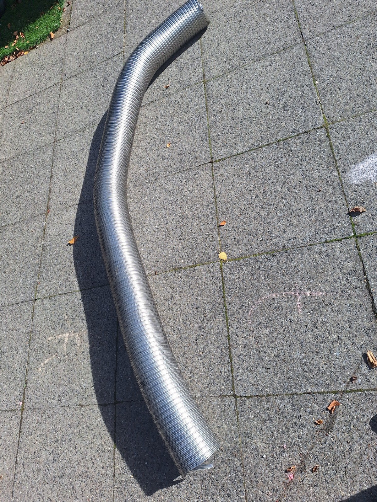 RVS Flexibele kachelpijp 150mm, Ophalen, Nieuw, Hout, Houtkachel