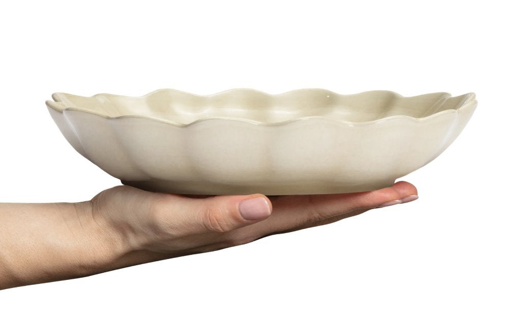 Mateus - Oyster schaal Ø24cm - Zand, Ophalen of Verzenden