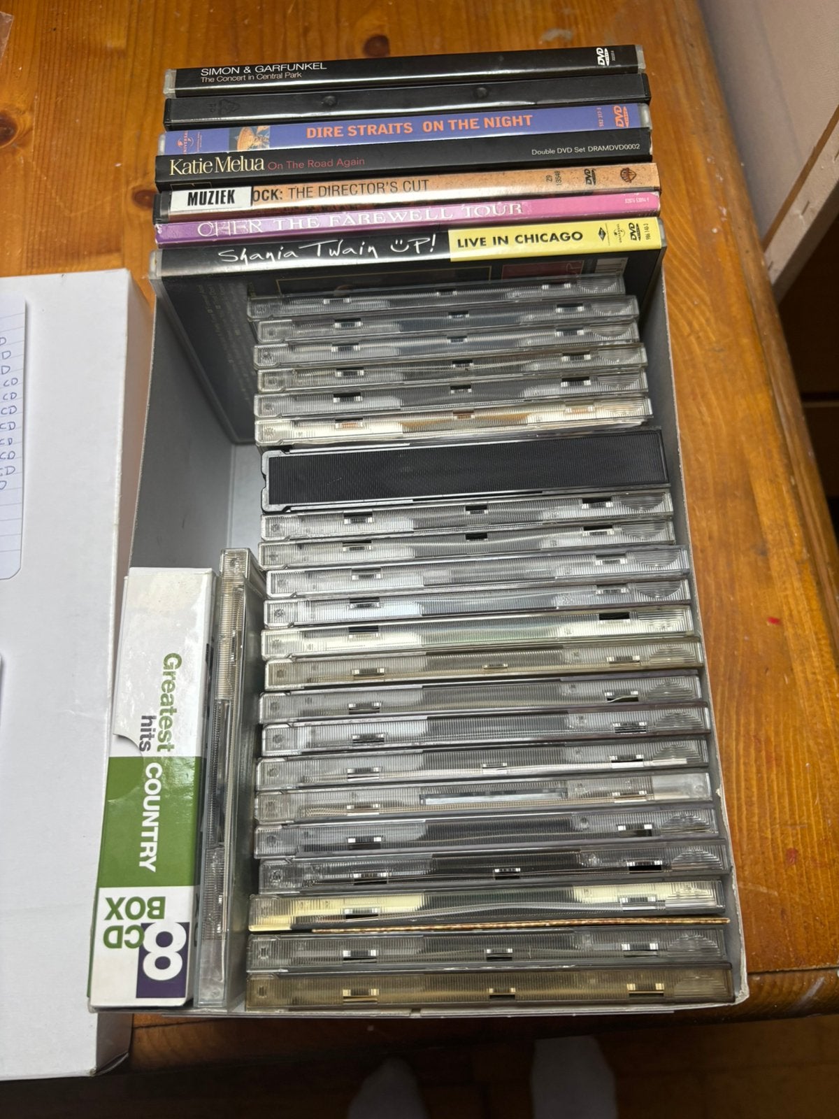 CD en DVD ca 60 stuks, Ophalen, Zo goed als nieuw, Album
