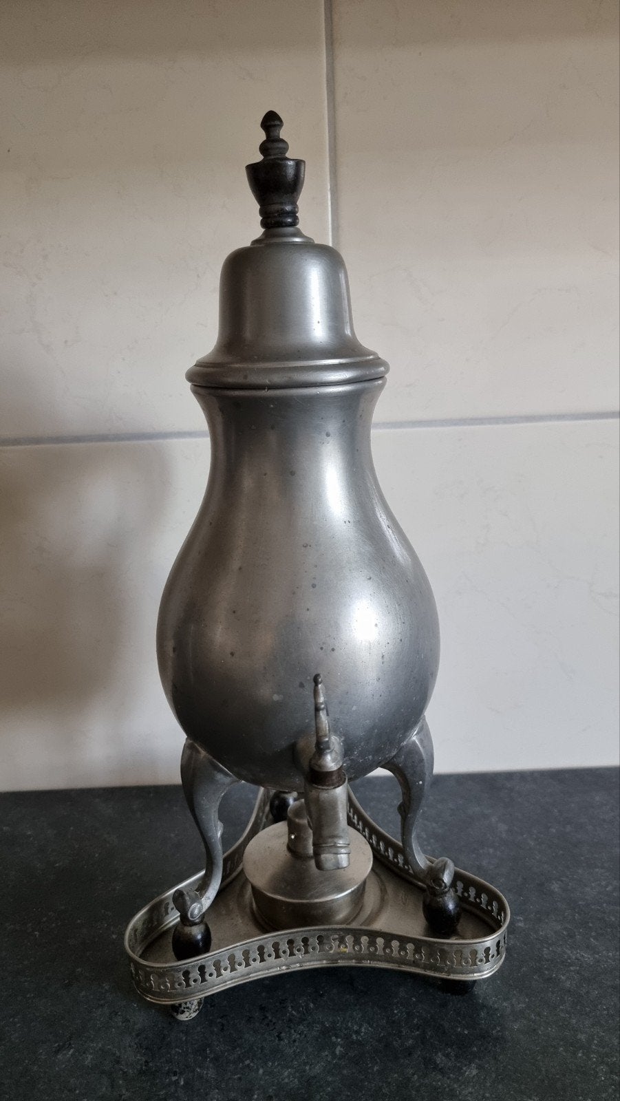 Antieke  tinnen koffiekan, Antiek en Kunst, Antiek | Tin, Ophalen of Verzenden