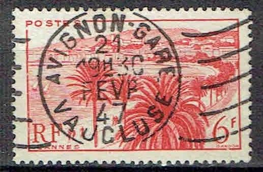 Frankrijk 1947 Cannes bomen, Verzenden, Gestempeld, Dier of Natuur