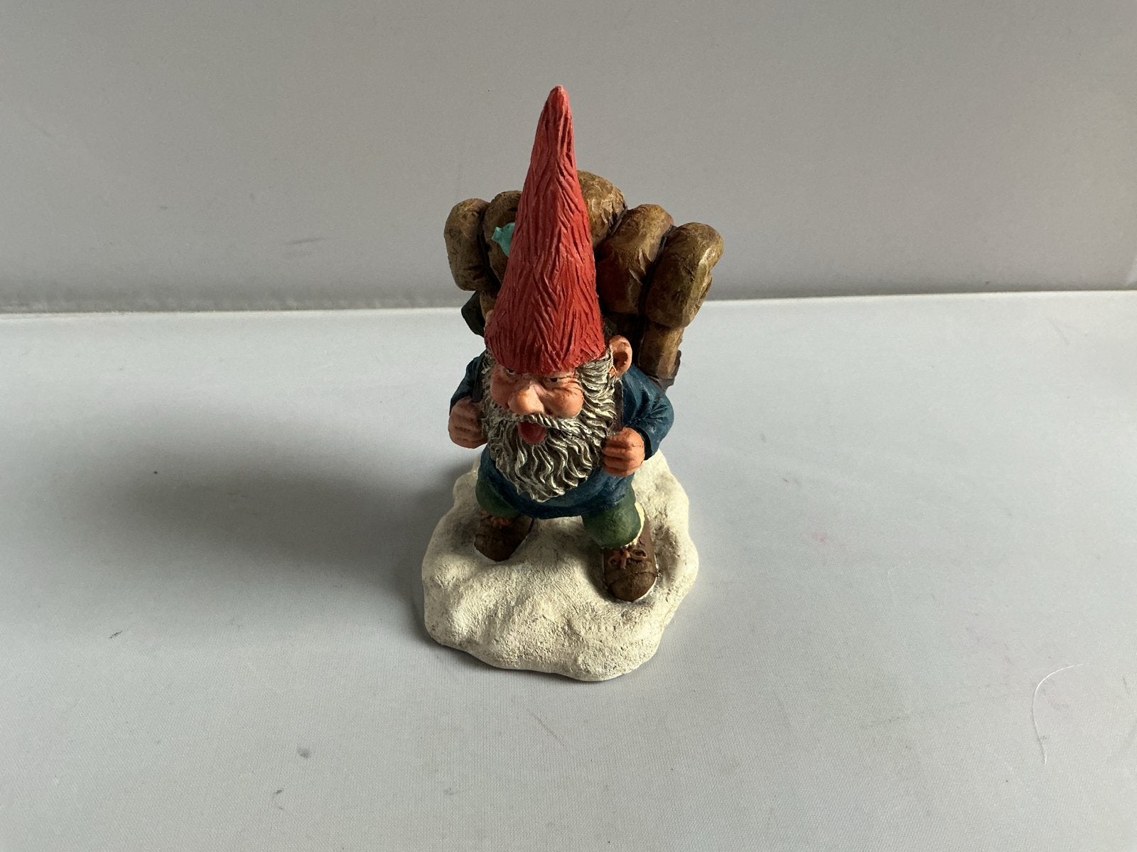 Rien Poortvliet Kabouter met houtblokken, Verzamelen, Ophalen of Verzenden, Zo goed als nieuw, Fantasy