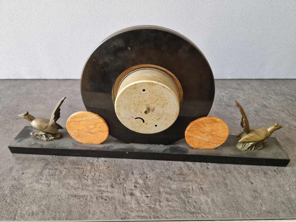 Klok in marmer, Antiek en Kunst, Ophalen