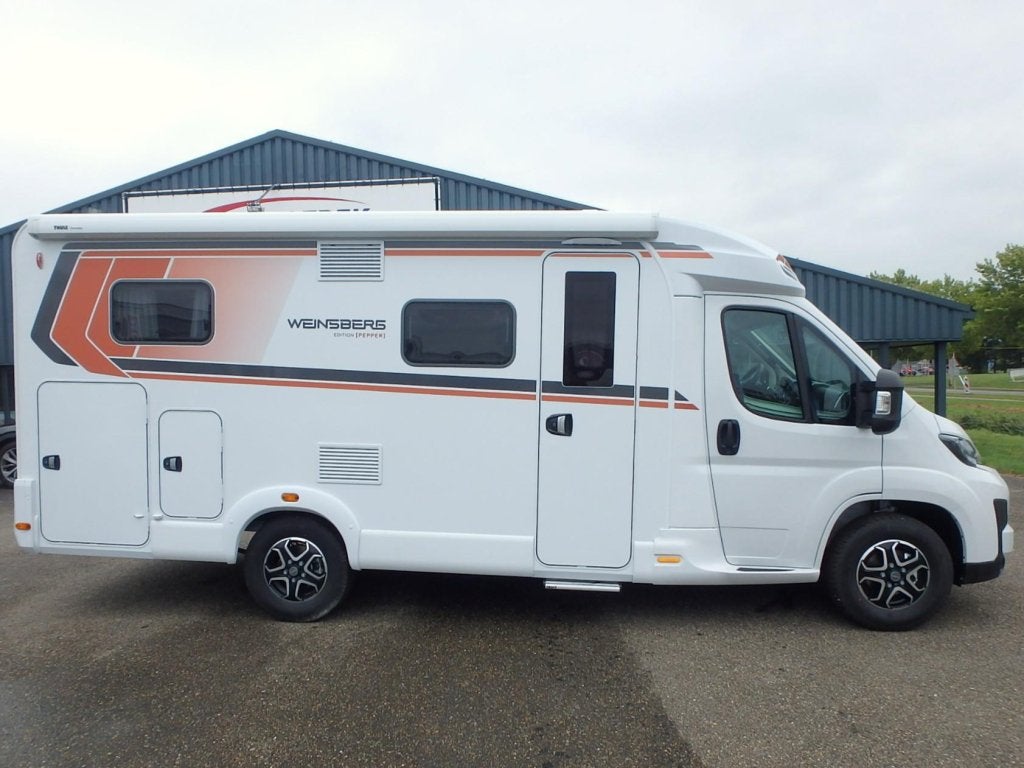 Weinsberg Pepper 600 MEG, Caravans en Kamperen, Ringverwarming, Fiat, Tot en met 2, 6 tot 7 meter